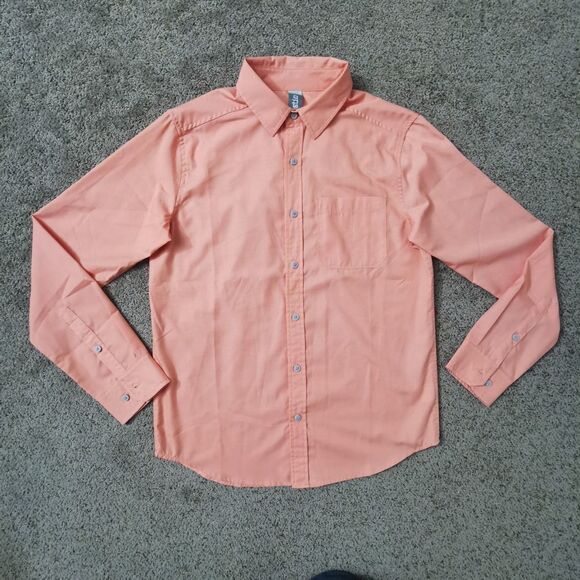 Men's Stio Shirt Button Down Long Sleeve | Color: Salmon | Size: S - Picture 2 of 12
